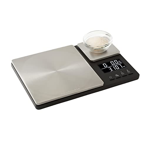 KQ909 Dual Platform Digital Kitchen and Food Scale (Black / Dual Platform)