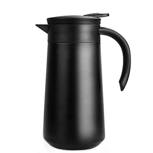 28oz Small Coffee Carafe Insulated Coffee Pot (Black)