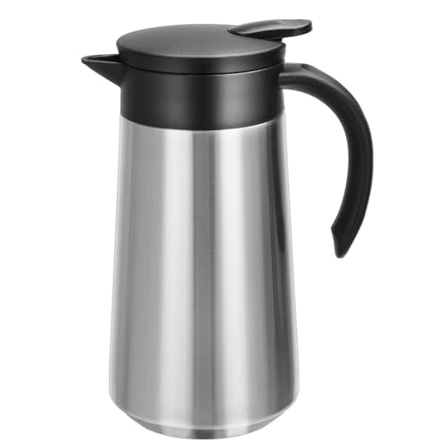 28oz Small Coffee Carafe Insulated Coffee Pot (Silver)