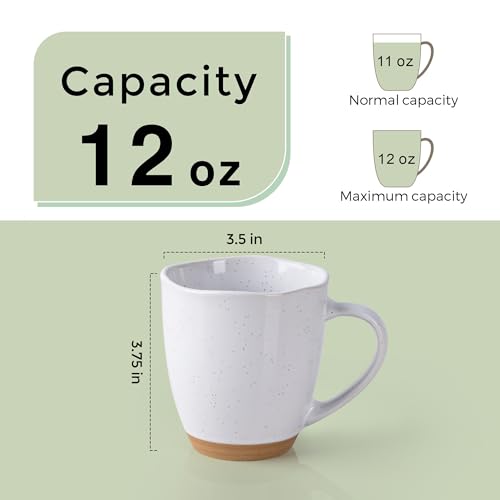 12oz Coffee Mugs (White / Set of 4)