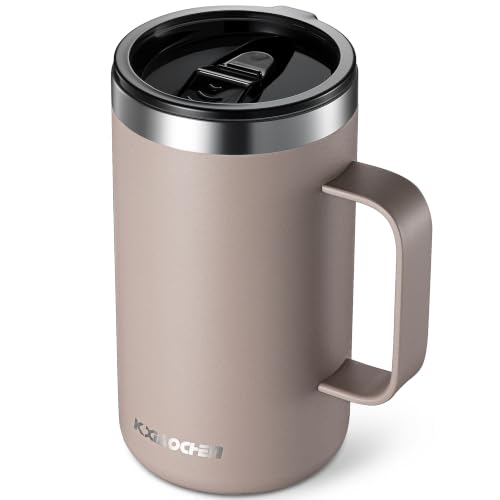 20 oz Insulated Coffee Mug (Mocha / 20 ounces (1 pack))
