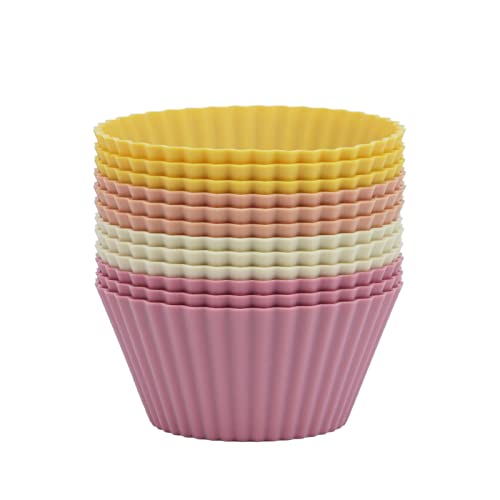 Large Silicone Muffin Cups (Orange Series / Large)