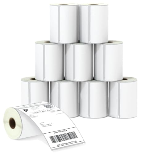 Replace for DYMO 1744907 4" x 6" Large Shipping Labels [10 Roll] (10 Count)