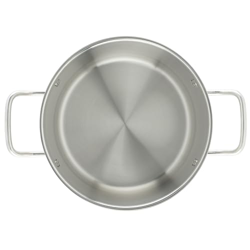 Silver 8 qt Stainless Steel Stock Pot with Cover (8 Quarts / Pot With Cover)