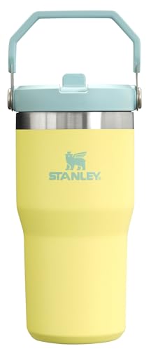IceFlow Flip Straw Tumbler with Handle 20 oz (Pomelo / 20 Ounces)
