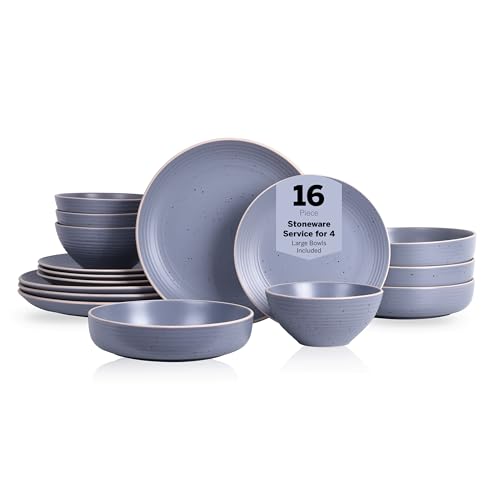 Lauren Stoneware (16-Piece Service for 4 / Light Gray)