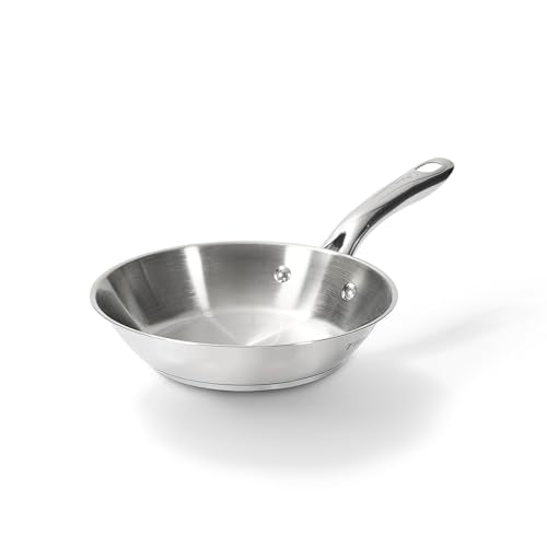 Gourmet Stainless Steel 8.5 Inch Frypan (Fry Pan / 8-Inch)