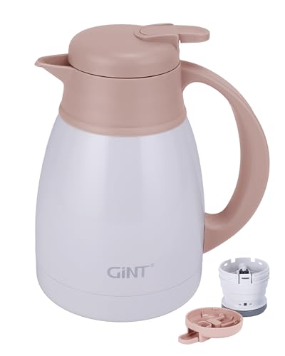 Insulated Coffee Carafe 34 Oz (White / 34 oz)
