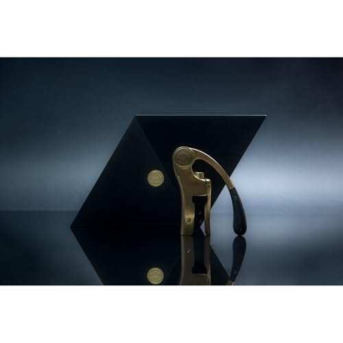 L’Atelier du Vin Geometry Lever Corkscrew Set (Oeno Motion Black and Gold Geometry)