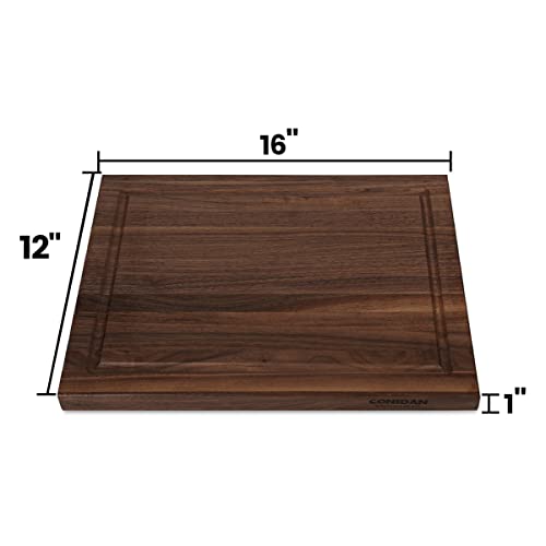 Walnut Cutting Board for Kitchen (Black Walnut)