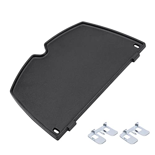 Cast Iron Griddle for Weber Q100 (12.6" x 8.6" x 0.5")
