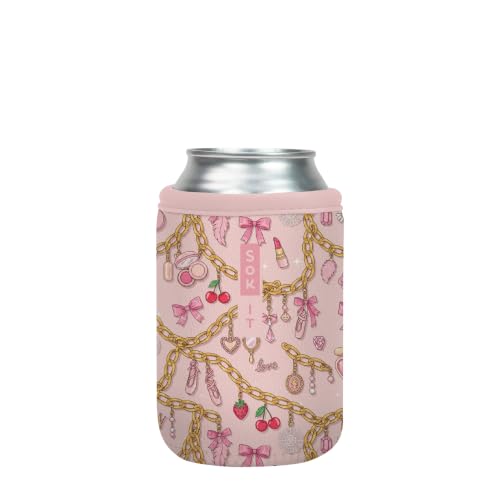 CanSok Sleeve for Beer & Soda Insulated Neoprene Cover (Charmed I'm Sure / 12oz Can Sleeve)
