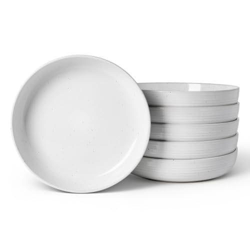 Milkyway 33 oz Pasta Bowls Set of 6 (Polar White / Set of 6)