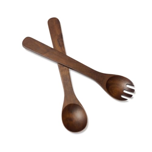 Cherry Finished Salad Servers (Cherry Finished / 12" Long)