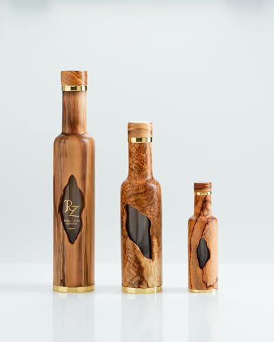 Olive wood bottle
