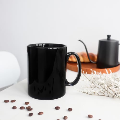 22 oz Large Coffee Mugs (Black)