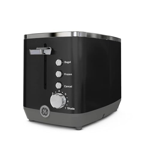 2 Slice Black Stainless Steel Toaster (2-Slice / Black)