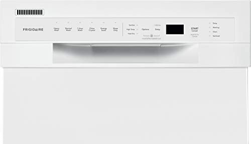 18 in. ADA Compact Front Control Dishwasher in White with Dual Spray Arms (White / Dishwasher Only)