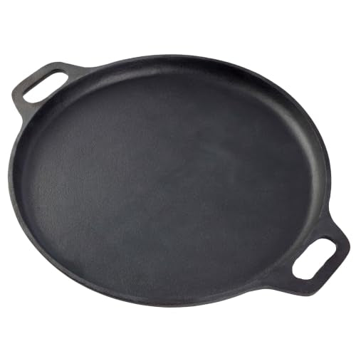 Cast Iron Pizza Pan with Dual Handles (16")