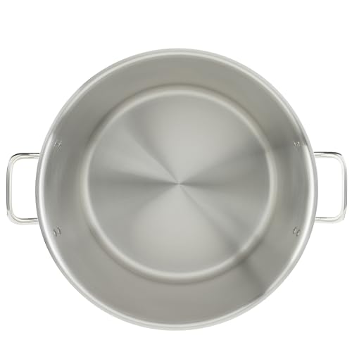 Winware SST 40 Stainless Steel 40 Quart Stock Pot with Cover (40 quarts / Pot With Cover)