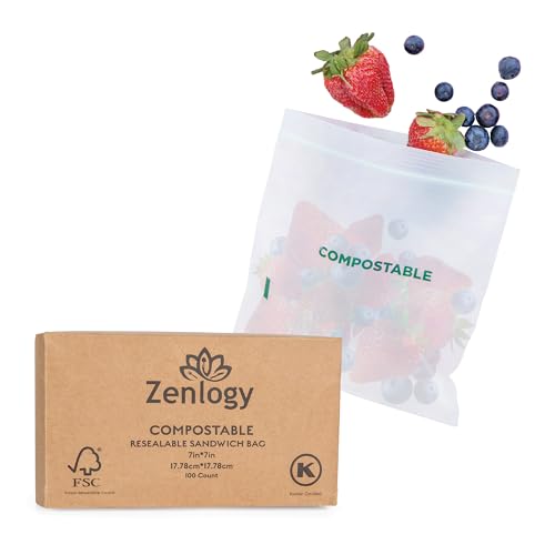 Compostable Sandwich Bags (100 Count)