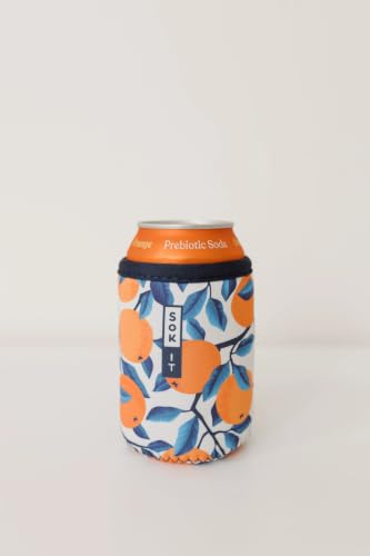 CanSok Sleeve for Beer & Soda Insulated Neoprene Cover (Peel the Love / 12oz Slim Can Sleeve)