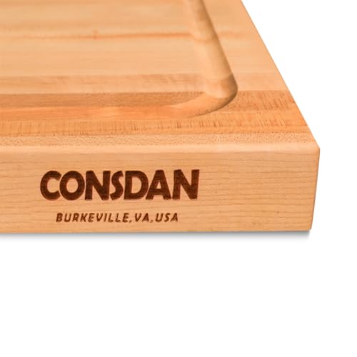 Hard Maple Wood Cutting Board for Kitchen (Hard Maple(1" Thick))