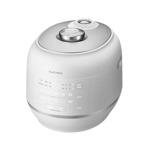 10 Cup Premium IH Pressure Rice Cooker with 316Ti Stainless Steel Inner Pot (10 CUP / WHITE STS)
