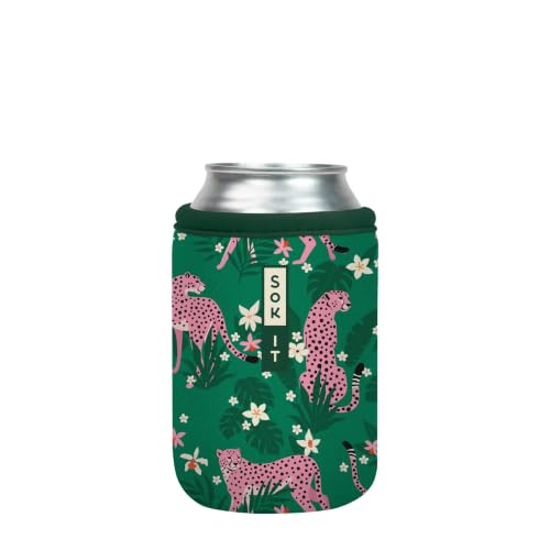 CanSok Sleeve for Beer & Soda Insulated Neoprene Cover (Paradise Prowl / 12oz Can Sleeve)