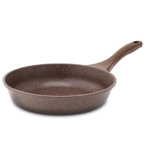 Nonstick Frying Pan Skillet (12.5 Inch / Toffee Brown)