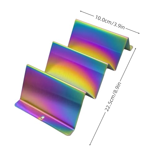 Metal Taco Holder (Rainbow)