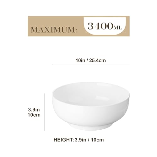 Large Serving Bowls (Ivory White / 114 OZ (Set of 2))