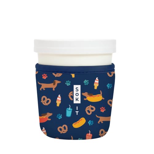 IceCreamSok Insulated Neoprene Cover (Hot Dawgs / Fits Tapered Pints)