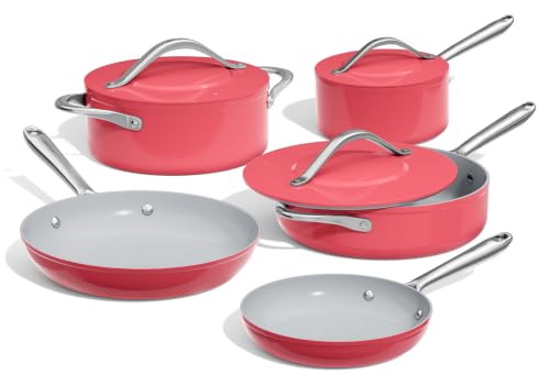Premium G7 Ceramic Cookware Set (Fusion Red)
