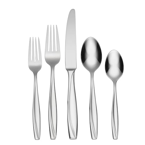 Camlynn Mirror 45 Piece Casual Flatware Set (45-Piece Flatware Set)