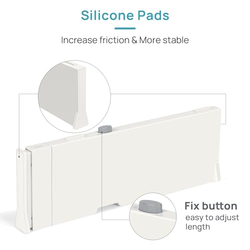 4" High Drawer Dividers for Clothes (4 Count)