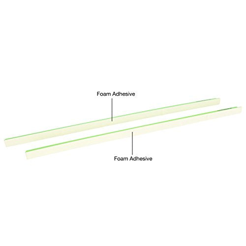 22214 2 Piece Plastic Drawer Divider (Green)
