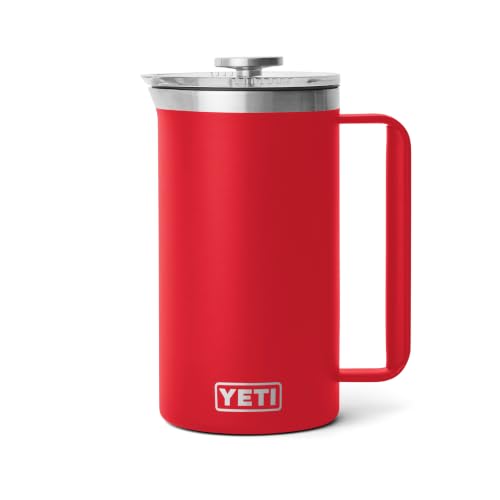 Rambler 34 oz. French Press Coffee Maker (34 Ounce / Rescue Red)
