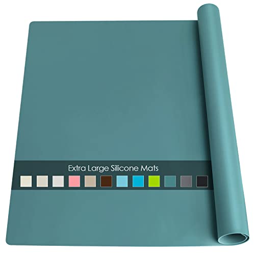 Extra Large Dark Green Countertop Mat