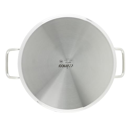 Silver 12 qt Stainless Steel Stock Pot with Cover (12 Quarts / Pot With Cover)