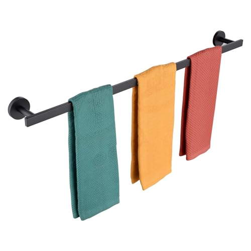 36 Inch Bathroom Towel Bar Bath Towel Rack Kitchen Towel Holder Long Towel Rails Wall Mounted SUS304 Stainless Steel Matte Black AN4001MB (Matte Black / 36-Inch)