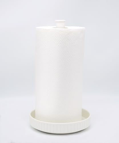 Paper Towel Holder Countertop (Chic White)