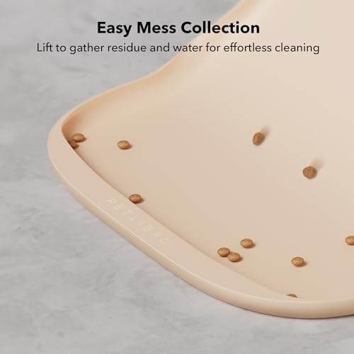 Dog Food Mat Safety Silicone Cat Food Mat for Feeder & Fountain