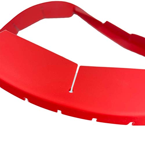 Adjustable Silicone Pie Crust Shields (2 PCS (Red))