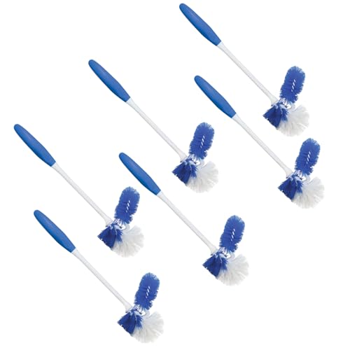 Classic Toilet Brush w (Toilet Brush w/Under Rim / 6 Pack)