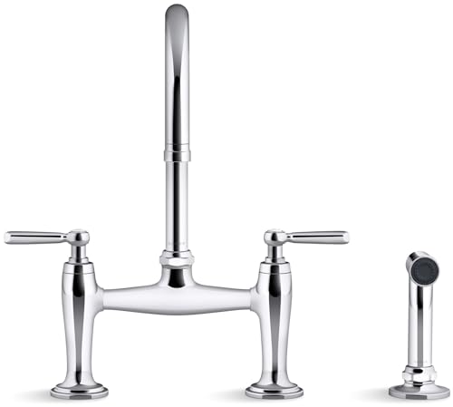 K28356 BL Edalyn by Studio McGee 1.5 GPM Widespread Bridge Kitchen Faucet