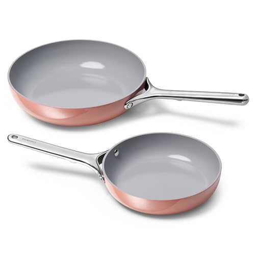 Fry Pan Duo Nonstick Ceramic Frying Pan (Perracotta / 2-pc Set)