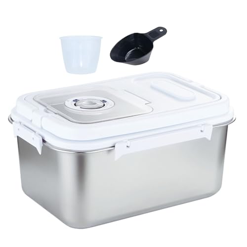 Stainless Steel Rice Container (20Lbs)
