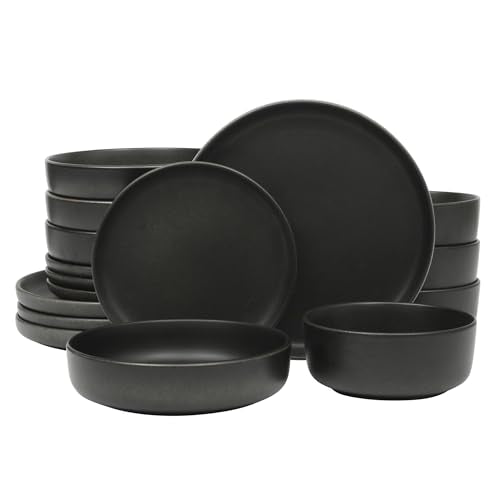 Pasco 16 Piece (Service for 4 (16pcs) / Black (Pasco))