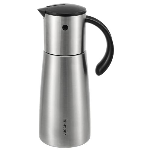 Stainless Steel Olive Oil and Vinegar Dispenser (sliver 12.8 oz)